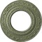 Ekena Millwork Andrea Medallion (Canopies up to 4 1/8"), 8 1/8"OD x 4 1/8"ID x 1/2"P, Athenian Green Crackle CM08ADAGC - alternate 1